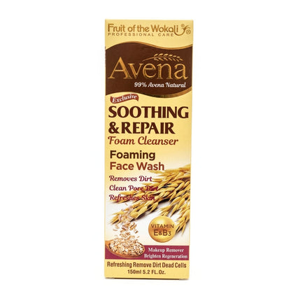 Limpiador Espuma Avena 150 ml WOKALI
