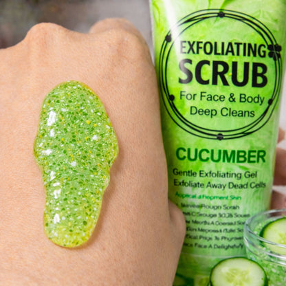 Exfoliante Scrub Cucumber 320 ml WOKALI