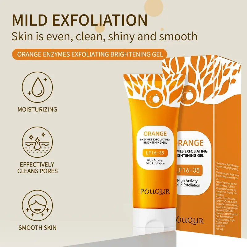 GEL EXFOLIANTE CON ENZIMA DE NARANJA ORA